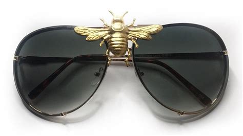 gucci with bee replica|gucci glasses with bumble bee.